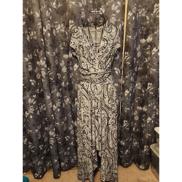 MICHAEL KORS Paisley Maxi Dress, Cap Sleeve - Picture 1 of 16
